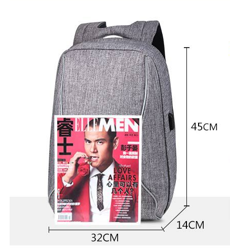 Business Rucksack mit USB-Ladeanschluss (15 Zoll) | LuxeStyle
