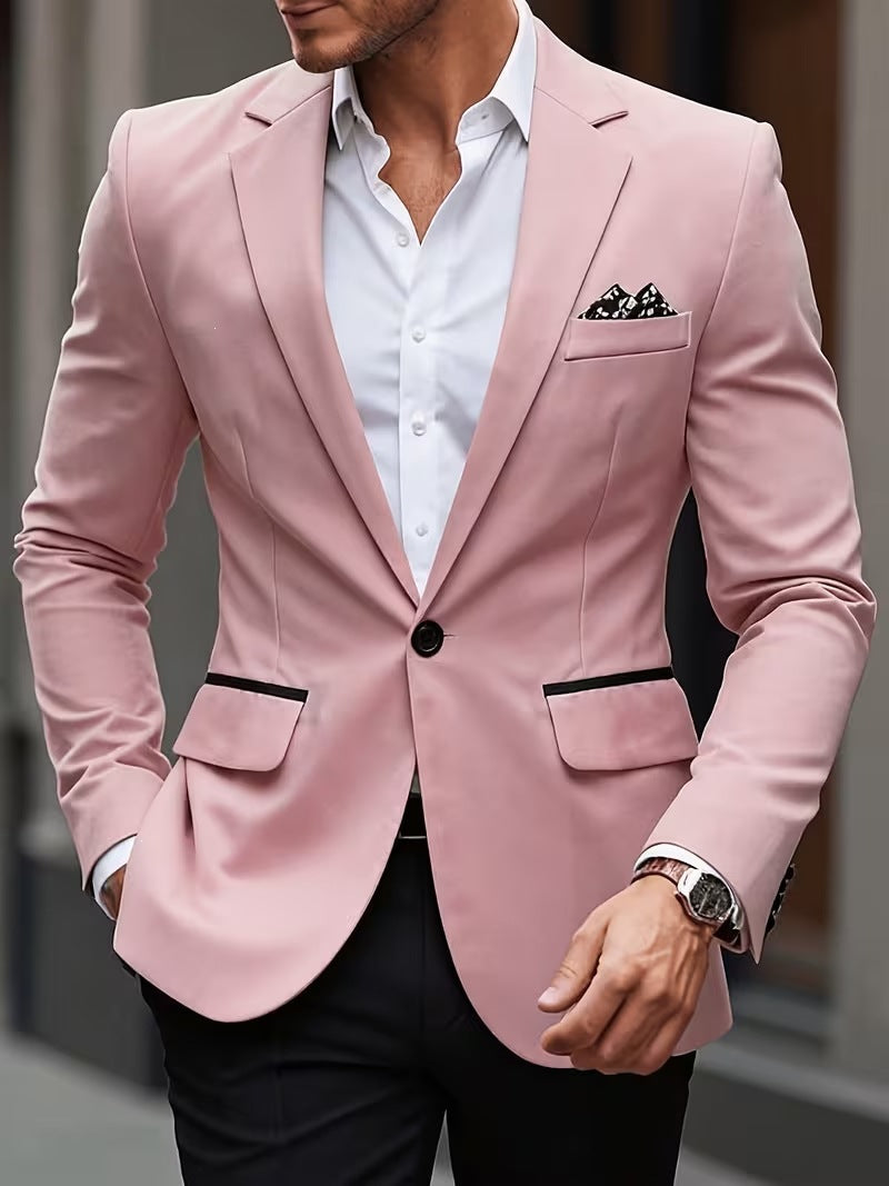 Business-Casual Anzug im Color-Block-Design