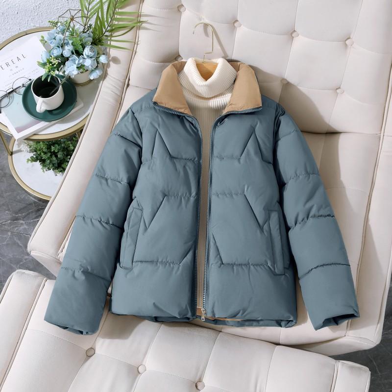 Vielseitige kurze Baumwoll-Steppjacke Damen