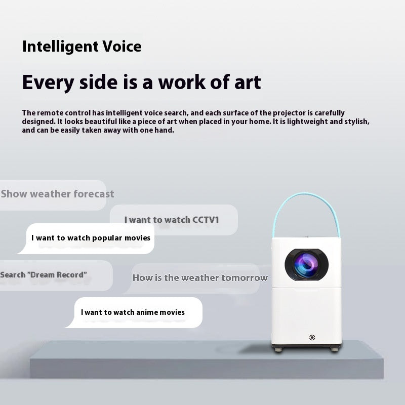 Smarter HD-Projektor für Zuhause