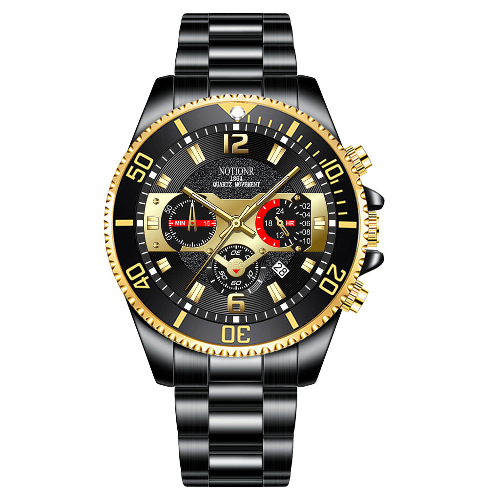 Light Calendar Herrenuhr aus Edelstahl – Bild 4 | LuxeStyle