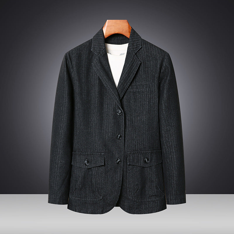 Herren Jeansjacke im Used-Look