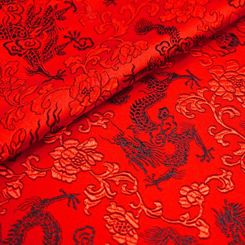 Brokatstoff Seide Antiker Tang-Anzug Cheongsam – Bild 8 | LuxeStyle