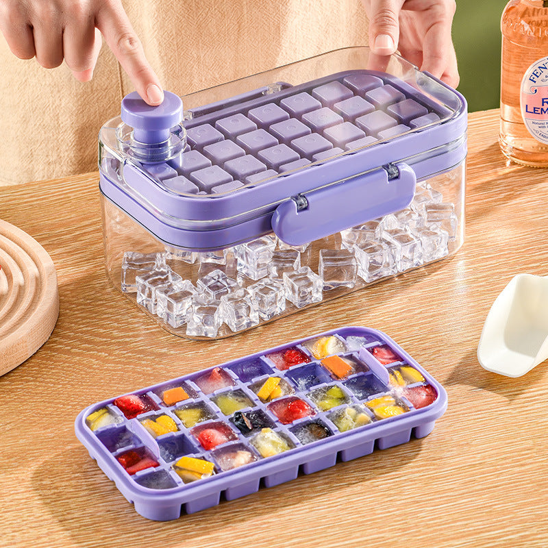 Silikon Eiswürfelform mit Presse – Bild 7 | LuxeStyle