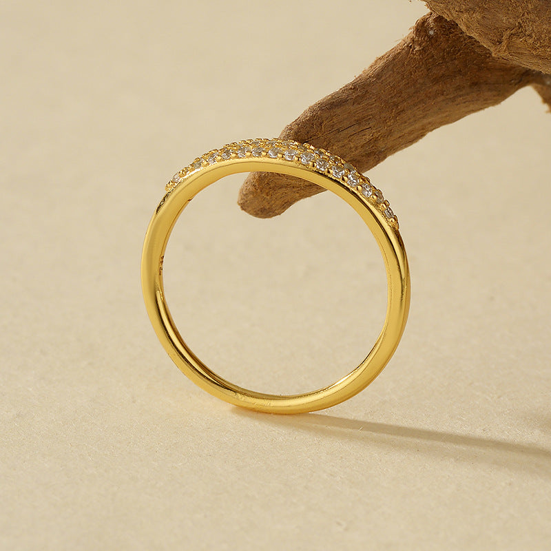 Minimalistischer Ring aus Silber mit geometrischer Form – Bild 5 | LuxeStyle