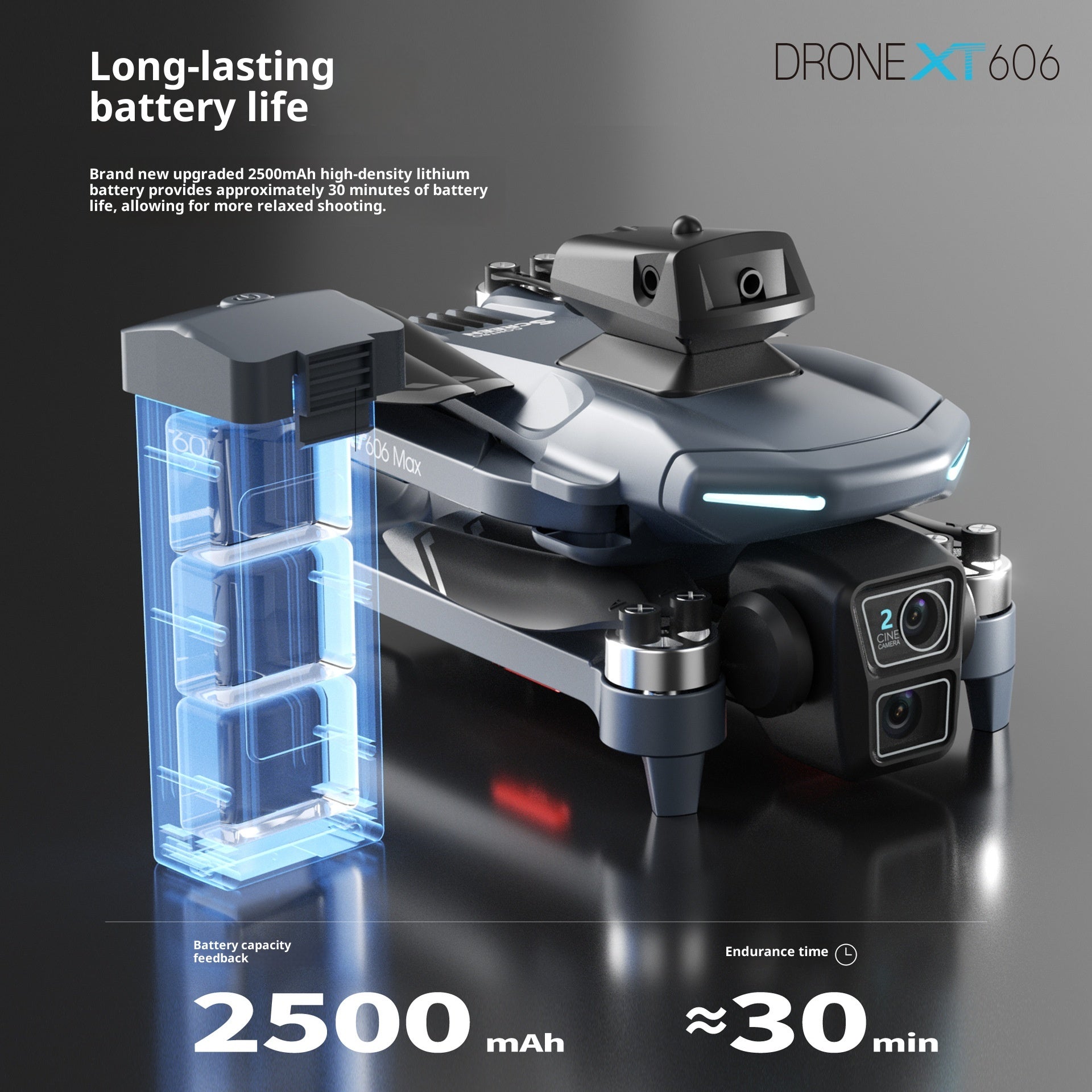 Ferngesteuerter Quadcopter mit Kamera & Bildschirm