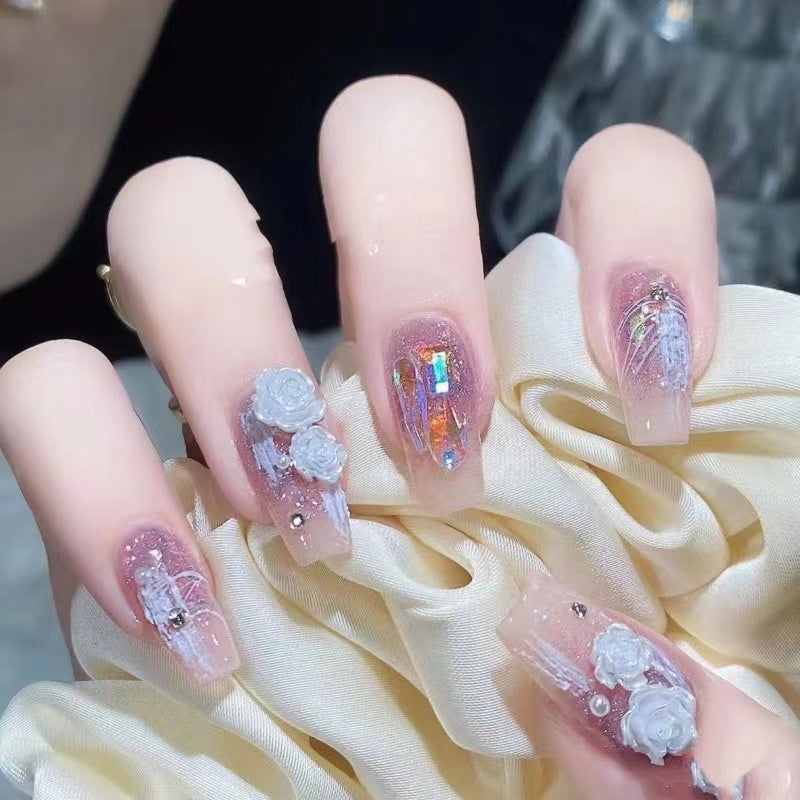 Camellia Serie – Abnehmbare Nagelsticker – Bild 7 | LuxeStyle