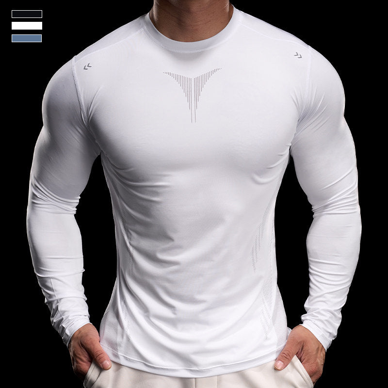 Enganliegendes Langarmshirt für Sport – Bild 6 | LuxeStyle