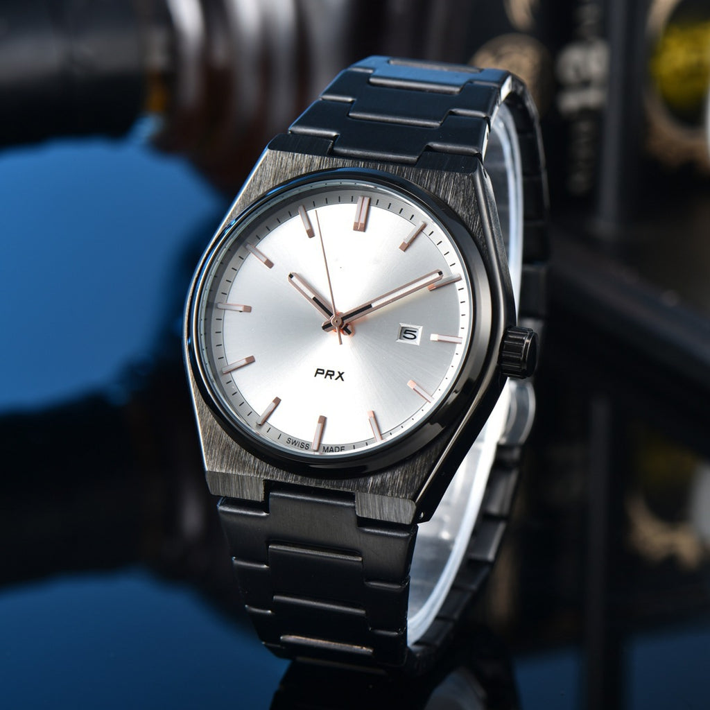 Elegante Herrenquarzuhren mit Stahlband