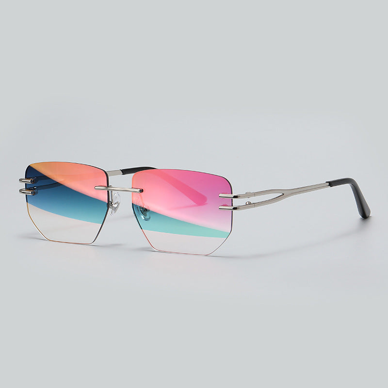 YSM8004 Randlose Sonnenbrille Unisex