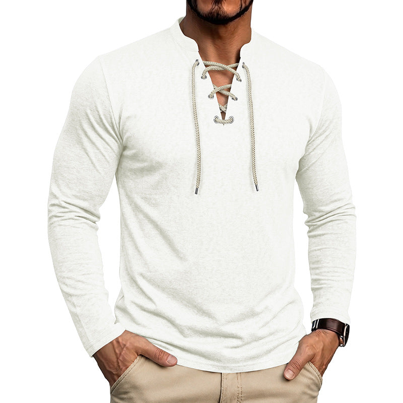 Herren Langarmshirt Baumwollmischung – Bild 4 | LuxeStyle