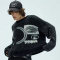 Cartoon-Pullover für Herren