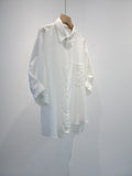 Kurzarm-Cardigan-Bluse mit kleinem Revers