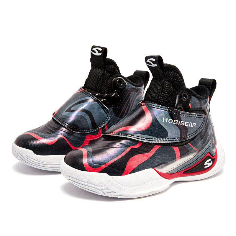 Warme Winter-Sneakers für Kinder mit Klettverschluss