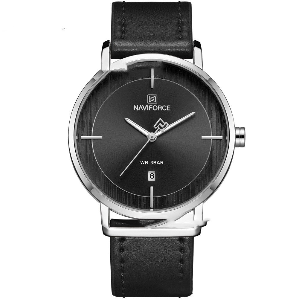 Quarz-Armbanduhr mit Kalenderfunktion