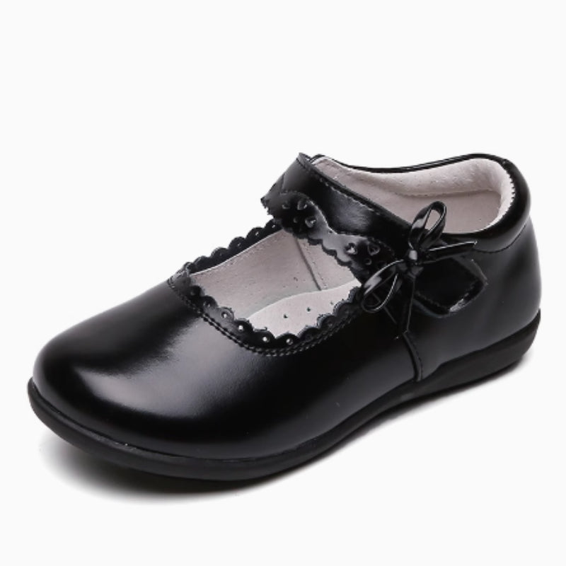 Englische Mädchenlederschuhe mit Weichsohle