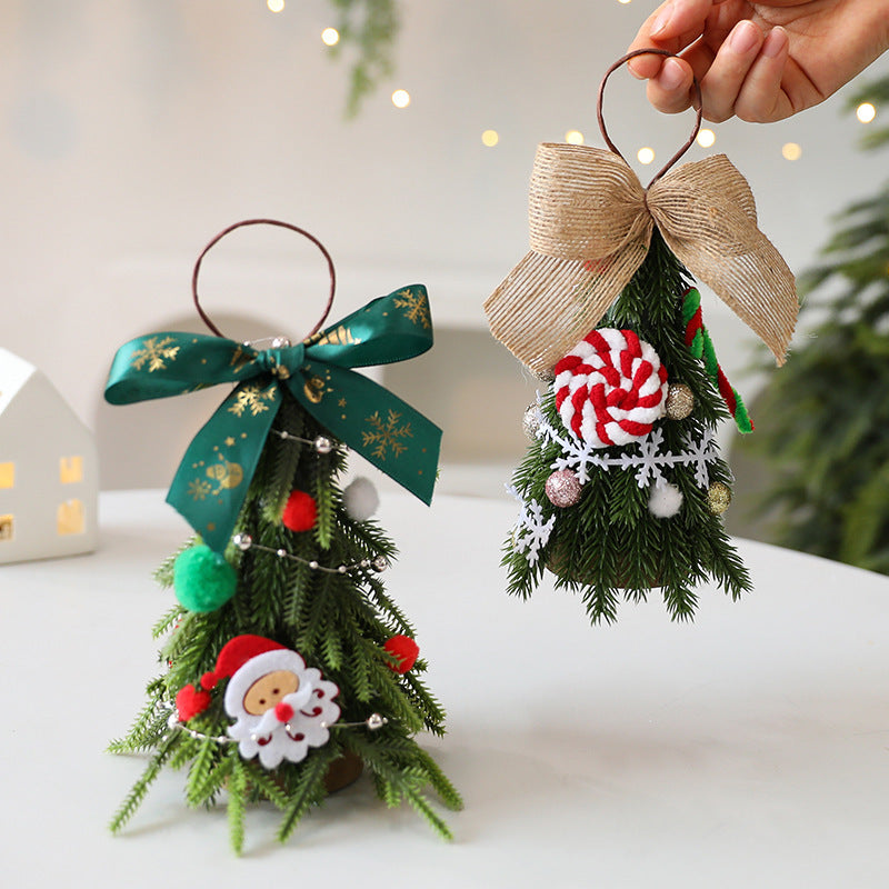 Mini Weihnachtsbaumornamente in Rot & Weiss 21 cm – Bild 5 | LuxeStyle