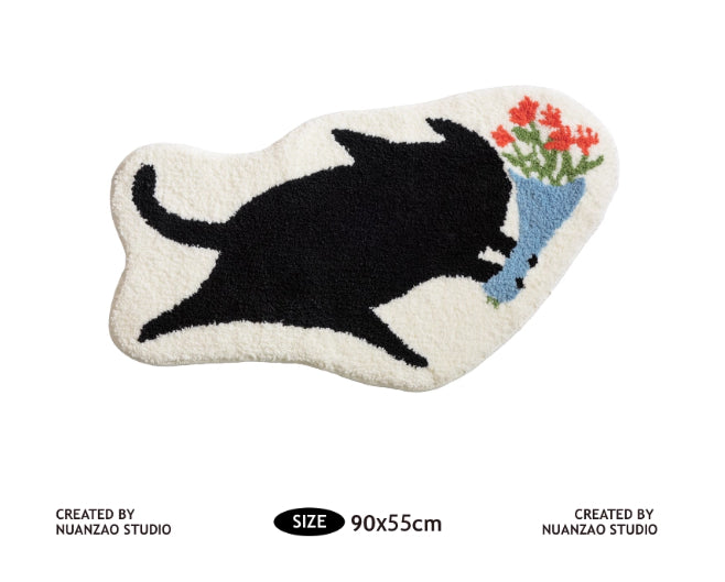 Kawaii Katzen Teppich