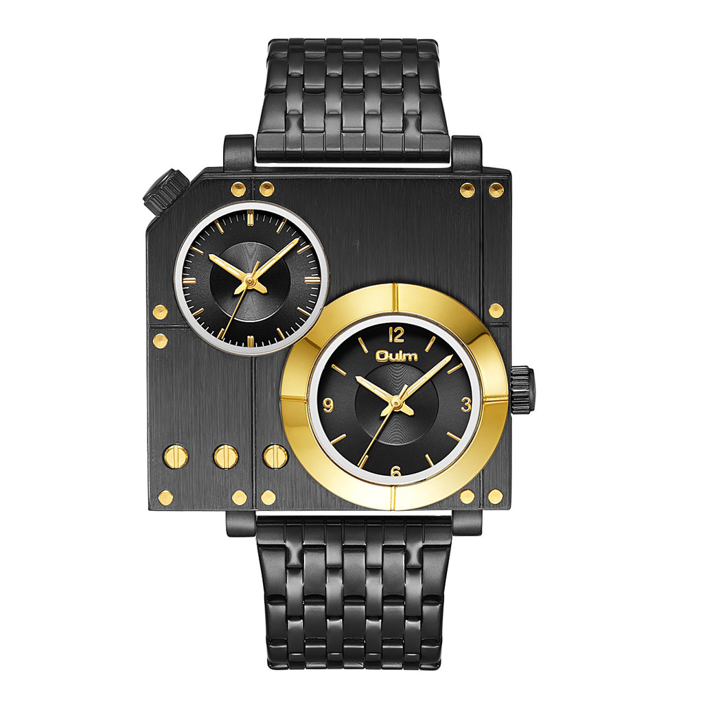 Herrenuhr mit grossem, quadratischem Zifferblatt – Bild 2 | LuxeStyle