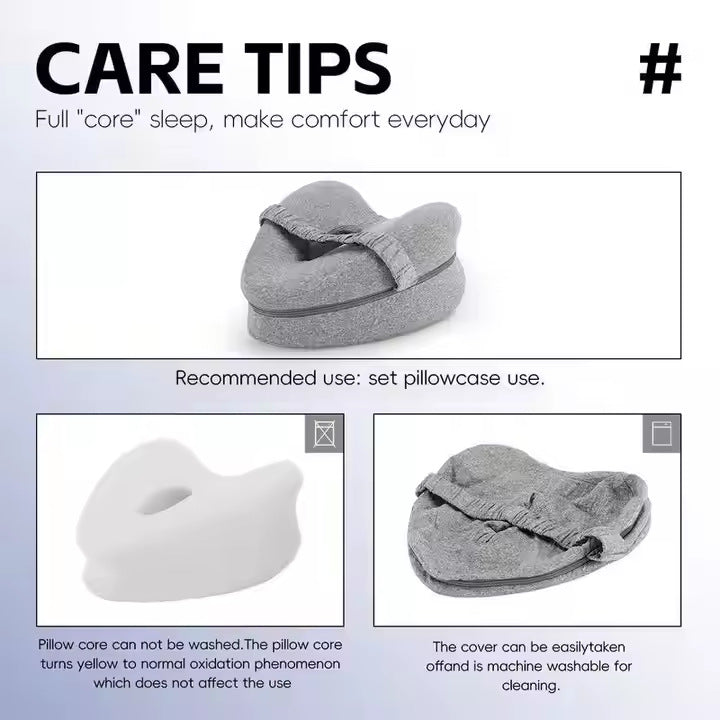 Herzförmiges Beinkissen für Bett – Bild 4 | LuxeStyle