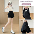 High-Waist Yoga Shorts im Zweiteiler-Look – Ansicht 5