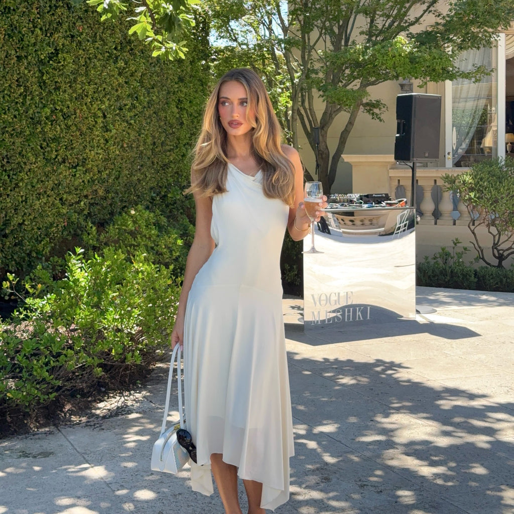 Ärmelloses Halterneck Casual Kleid – Bild 4 | LuxeStyle