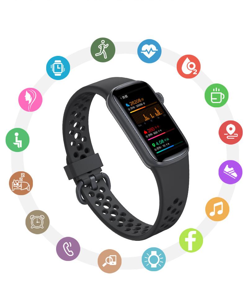 Smart-Armband mit grossem Display und Anrufbenachrichtigung – Bild 3 | LuxeStyle