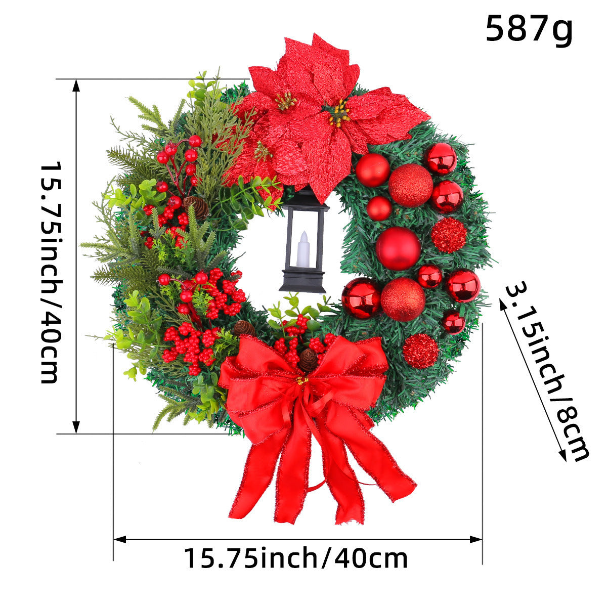 Weihnachtslichtkranz für Tür und Fenster – Bild 10 | LuxeStyle