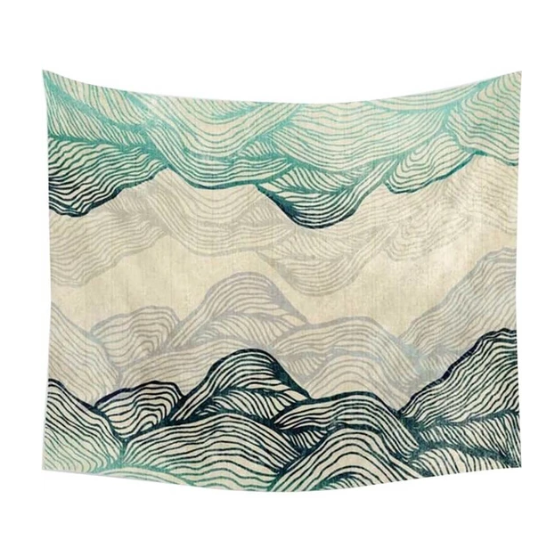 Traumhafte Berglandschaft Wandteppich | LuxeStyle