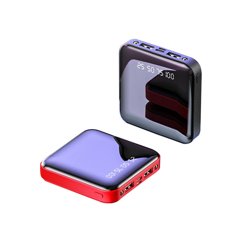 Powerbank mit Spiegel und LED-Anzeige