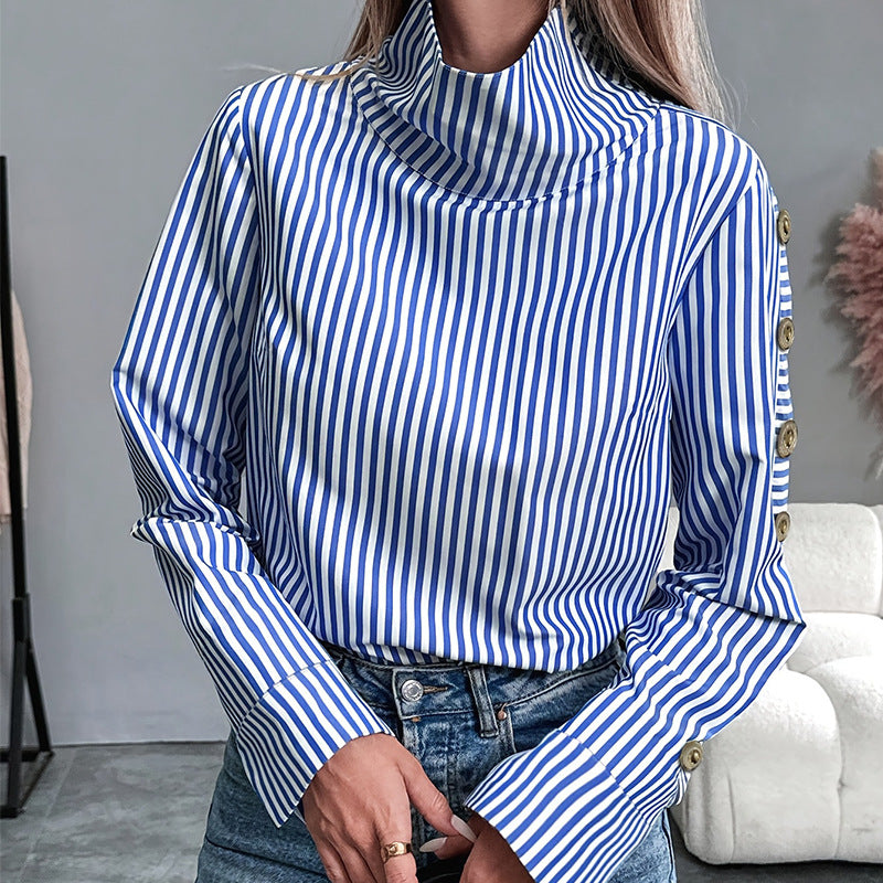 Streifen-Langarmshirt