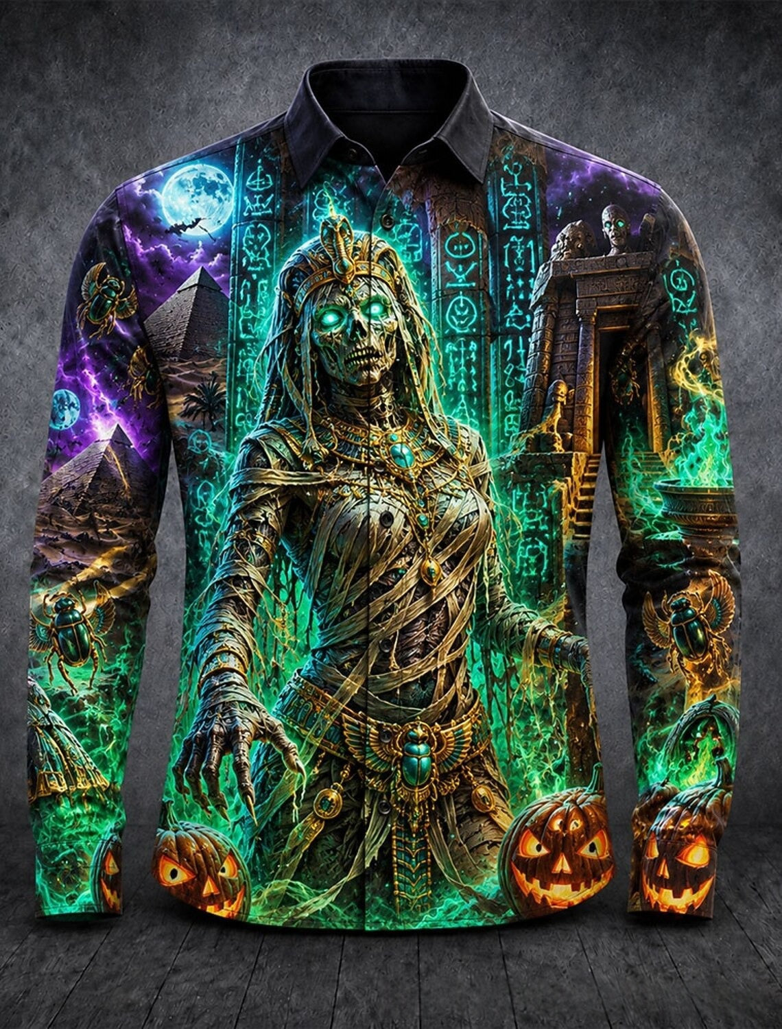 Halloween 3D Digitaldruck Langarmshirt – Bild 13 | LuxeStyle