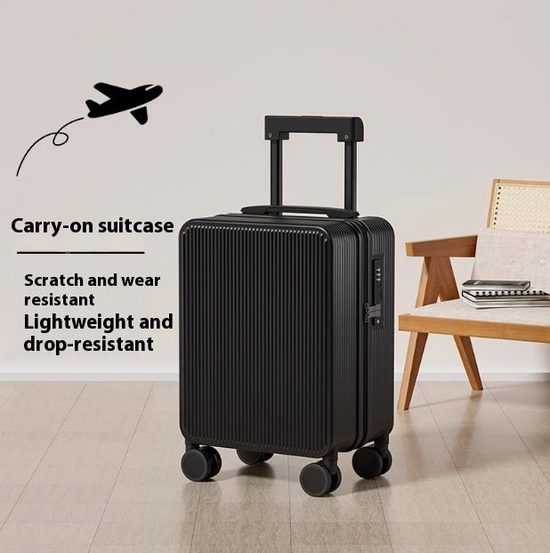 Unisex Trolley Koffer mit Reissverschluss
