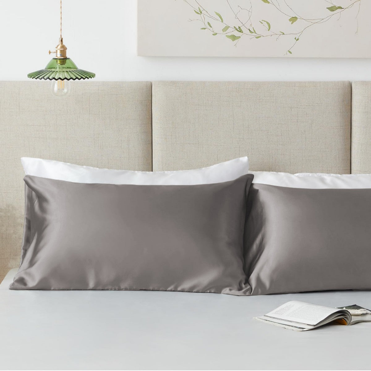Satin-Seidenkissenbezug 2er-Set – sanft zu Haut & Haar