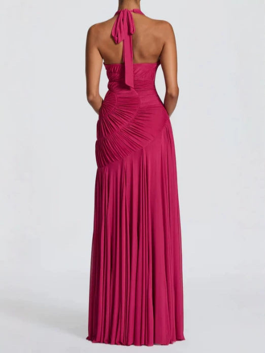 Elegantes Abendkleid mit tiefem Rückenausschnitt