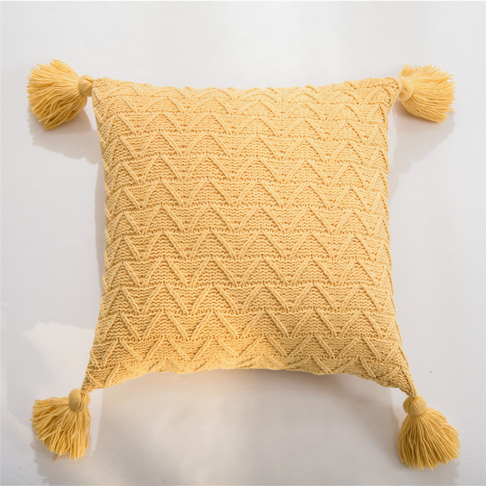 Chenille Kissenbezug, gesteppt – Bild 2 | LuxeStyle
