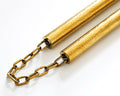 Anti-Rutsch-Doppelstab aus Titan-Gold
