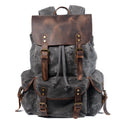 Retro-Studentenrucksack aus Canvas mit Schnürung | LuxeStyle