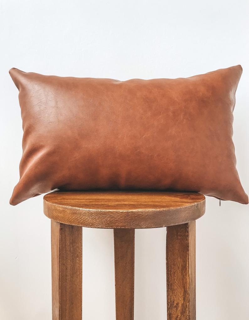 PU Leder Kissenbezug für Sofa und Bett