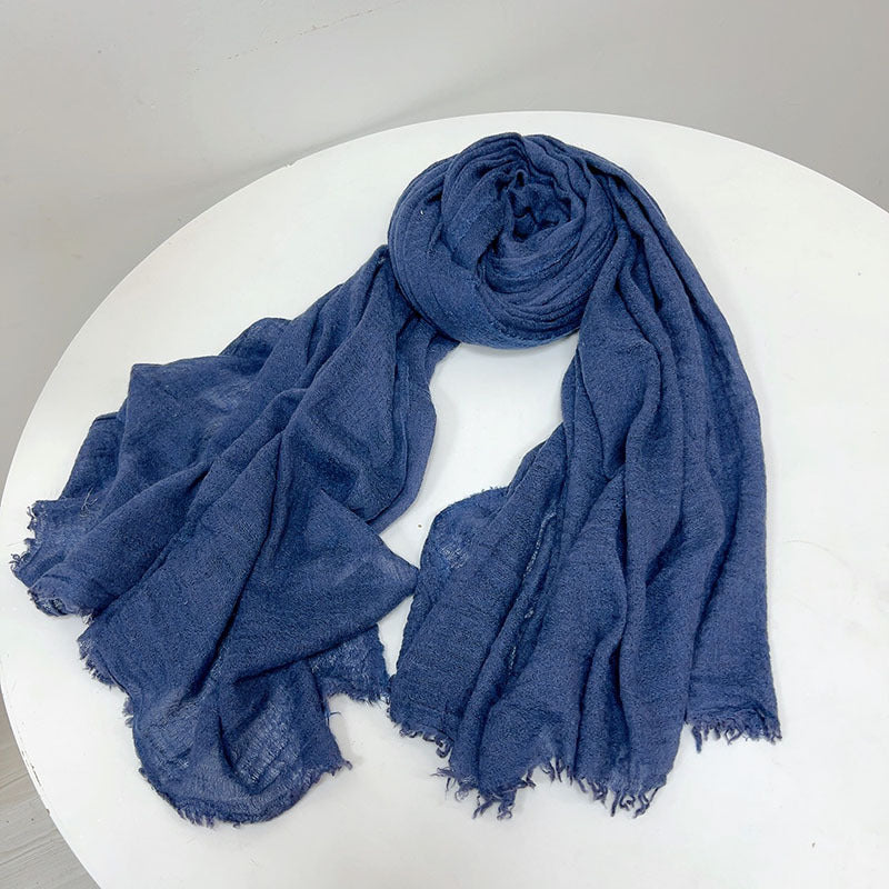 Wollschal in Grautönen – 100 × 210 cm – Bild 16 | LuxeStyle
