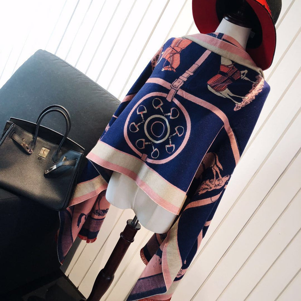 Faux-Cashmere-Schal mit Karomuster – Bild 5 | LuxeStyle