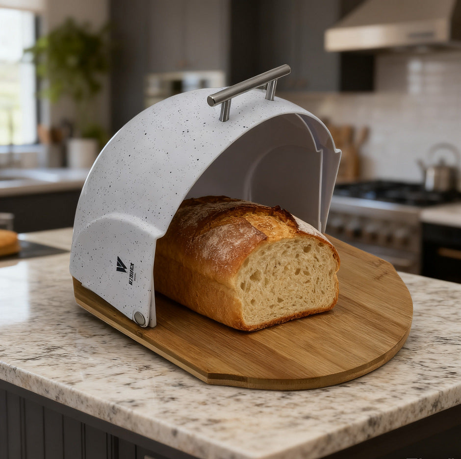 Brotaufbewahrungsbox aus Edelstahl | LuxeStyle