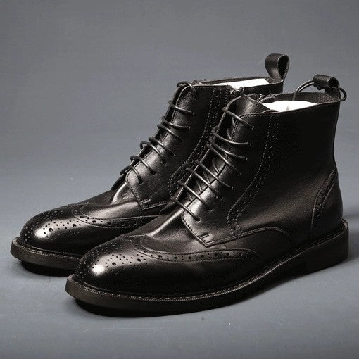 Robuste Leder-Boots für Herren