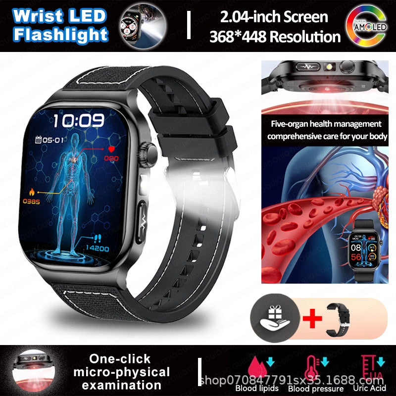 Smartwatch mit Bluetooth-Telefonie und Taschenlampe – Bild 7 | LuxeStyle