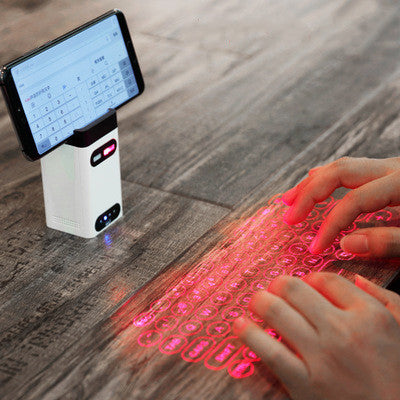 Virtuelle Laser-Tastatur mit Mausfunktion