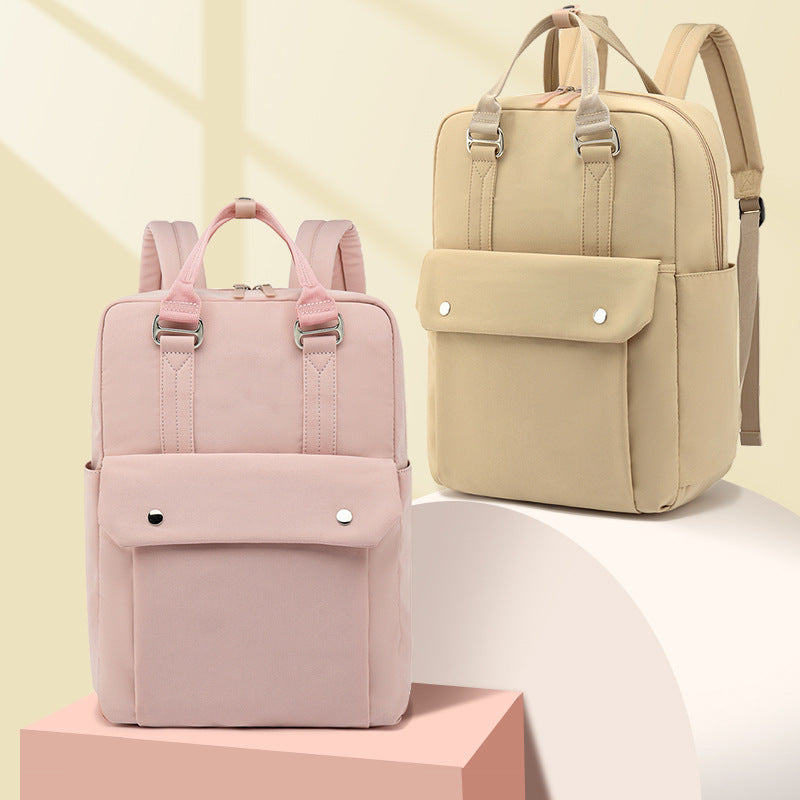 Oxford-Stoff Rucksack mit Doppelriemen – Bild 4 | LuxeStyle
