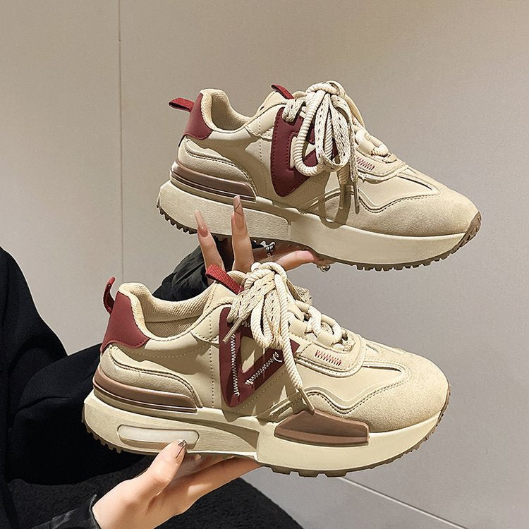 Retro Plattform-Sneaker