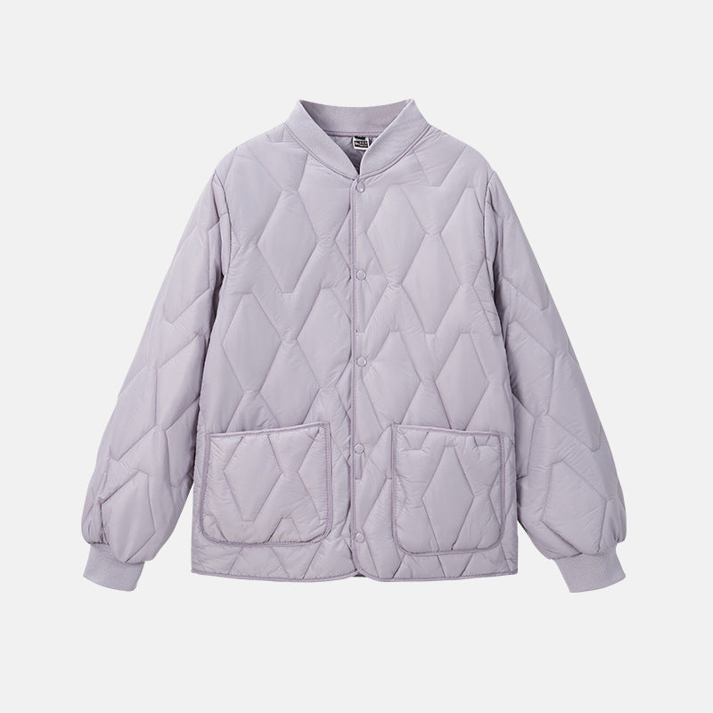 Gefütterte Damen-Freizeitjacke mit langen Ärmeln