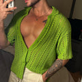 Grüne Casual-Hemden für Herren – Bild 5 | LuxeStyle