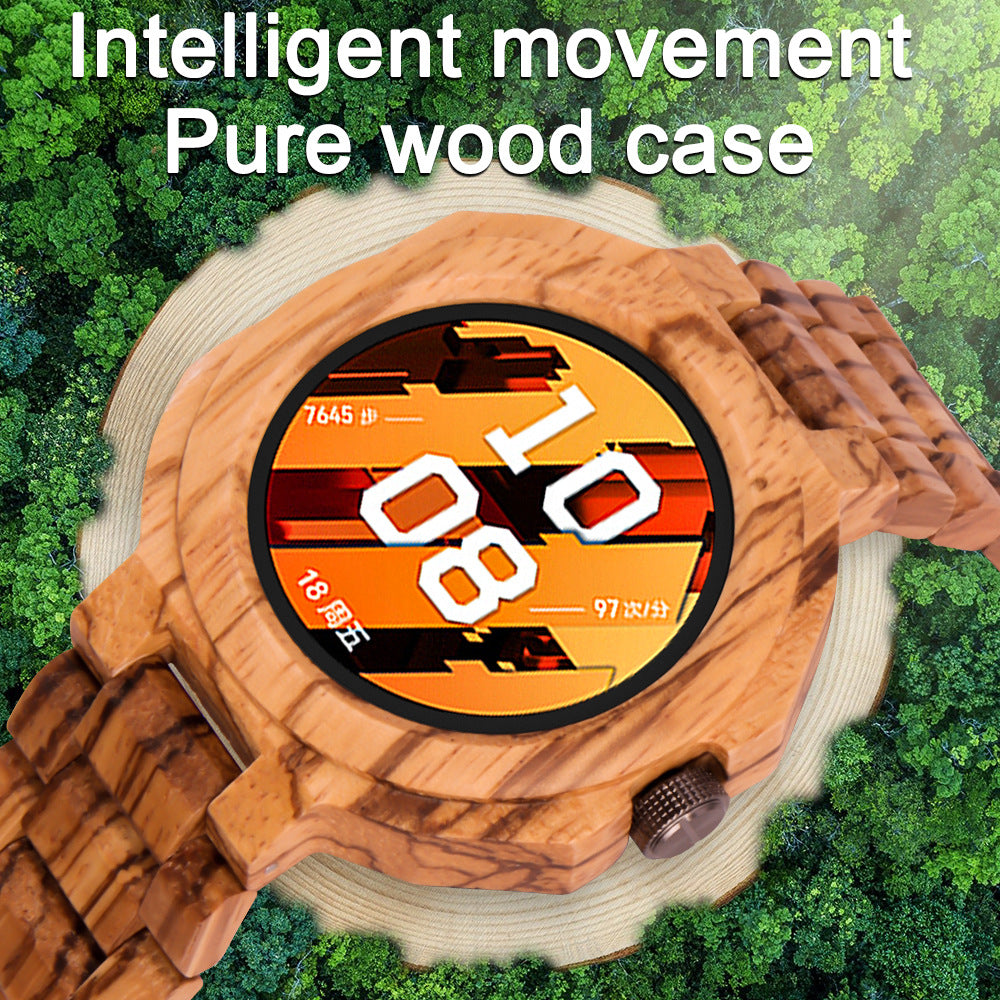 Multifunktionale Smartwatch Sandelholz | LuxeStyle